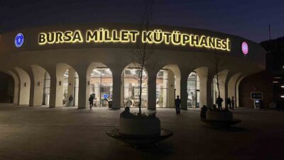 Bursa’da Millet Kütüphanesi artık 24 saat açık