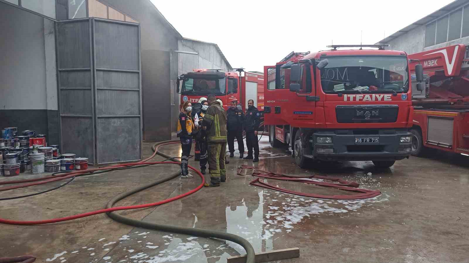 Bursa’da korkutan yangın