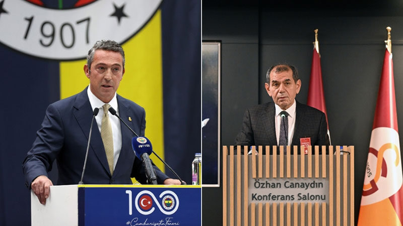 Trendyol Süper Lig'in 18. haftasında oynanacak Fenerbahçe-Galatasaray maçı öncesinde başkanlar