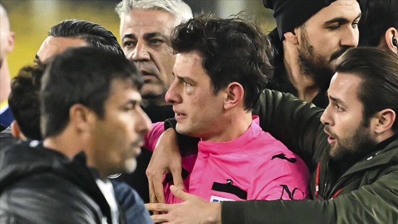 MKE Ankaragücü-Çaykur Rizespor maçının ardından saldırıya uğrayan hakem Halil Umut