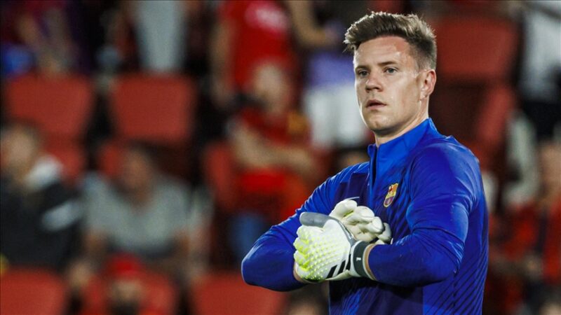 İspanya 1. Futbol Ligi (LaLiga) ekiplerinden Barcelona'nın kalecisi Marc-Andre ter