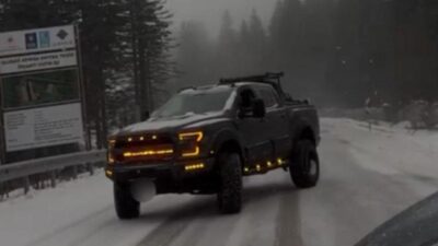 Uludağ’da drift atan 4 sürücüye 81 bin lira ceza