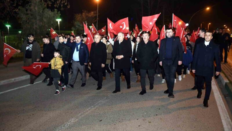 Yenişehir’de terör lanetlendi Ülkü Ocakları Bursa Yenişehir Başkanlığı teröre lanet ve Şehitlere Saygı