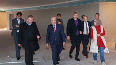 Bursa Valisi Demirtaş’tan, Bursa OSB Elif Cami inşaatına inceleme