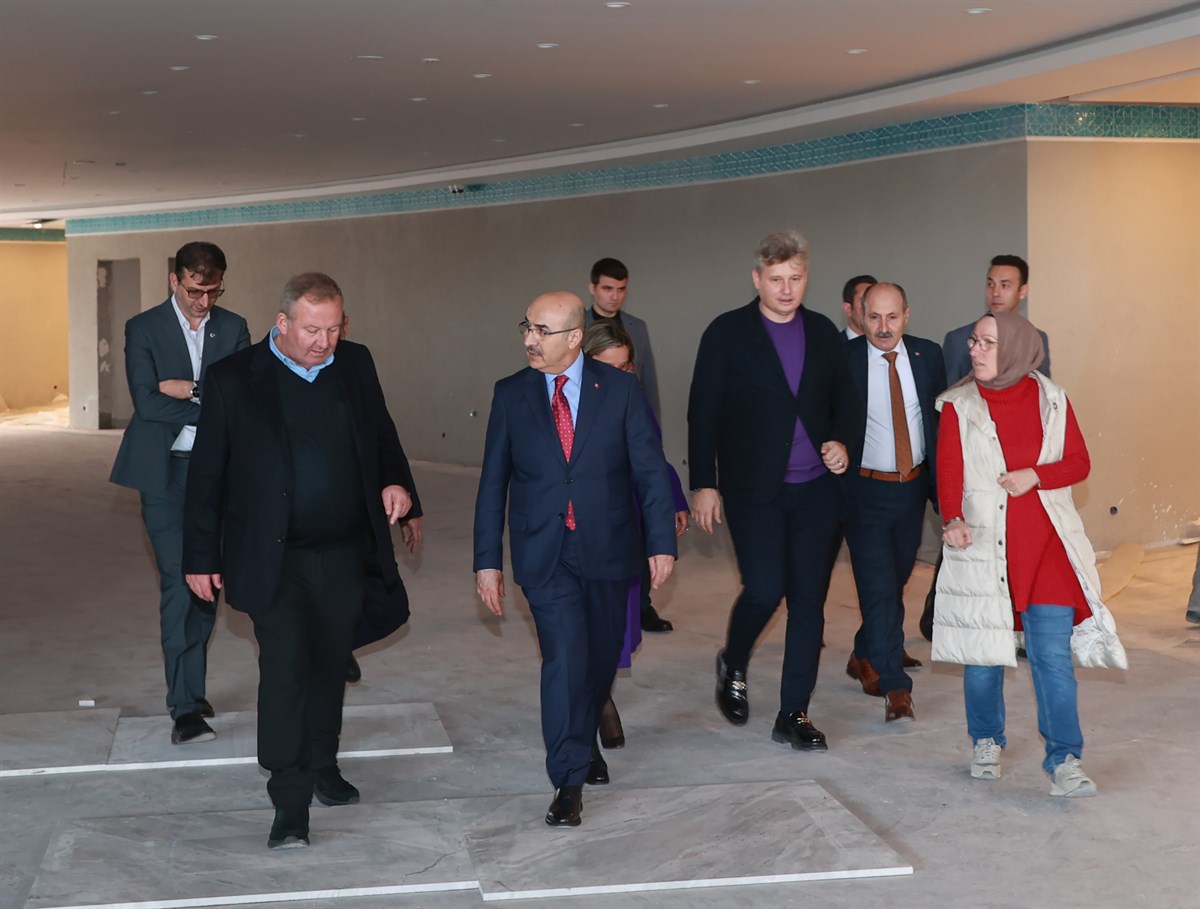 Bursa Valisi Demirtaş’tan, Bursa OSB Elif Cami inşaatına inceleme