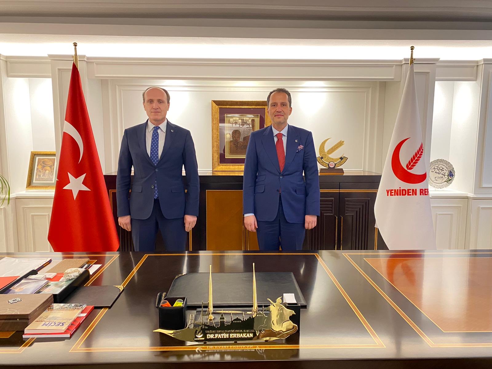 2. YAZI İÇİN YENİDEN REFAH GENEL BAŞKANI FATİH ERBAKAN VE GENEL BAŞKAN YARDIMCISI NAİM ÖZTÜRK 2