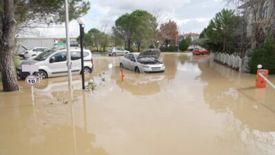 Ayvalık sular altında