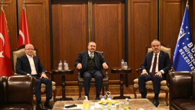 Eski Bakan Eroğlu’ndan Başkan Aktaş’a ziyaret