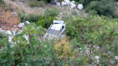 Yer: Antalya! Eşiyle tartıştı, otomobili uçuruma itti