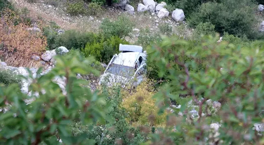 Yer: Antalya! Eşiyle tartıştı, otomobili uçuruma itti