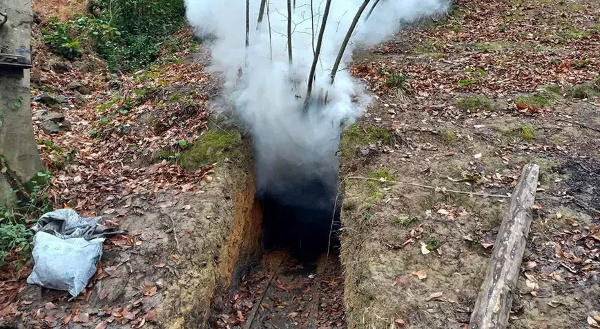 7 kaçak maden ocağı, patlatılarak kullanılamaz hale getirildi