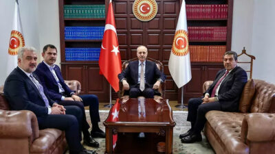 TBMM Başkanı Numan Kurtulmuş, Murat Kurum ile görüştü