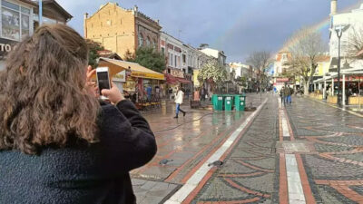 Şehrin her yerinden göründü! Herkes telefona sarıldı