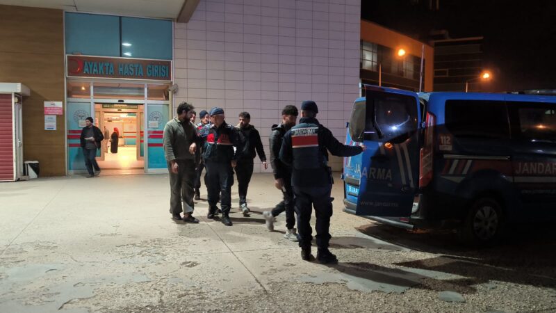 Bursa'nın İnegöl ilçesindeki kırsal mahallelere yapılan operasyonlarda 7 düzensiz göçmen