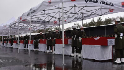 Şehitlerimiz için Şırnak’ta tören