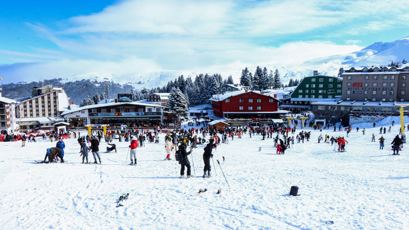 Uludağ’da kar kalınlığı 1 metreye yaklaştı