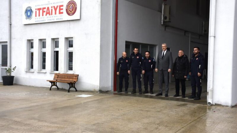 Bursa’nın bu ilçesine yeni itfaiye tesisi Karacabey Belediye Başkanı Ali Özkan, yeni hizmet tesisinde faaliyete geçen