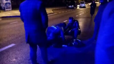 Bursa’da aracıyla yayaya çarptı! Gözyaşlarını tutamadı