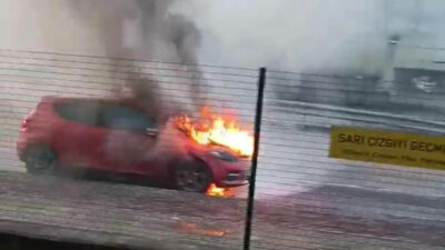 Bursa’da seyir halindeyken yandı