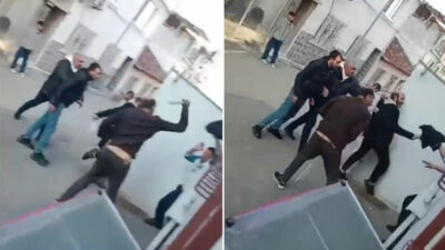 Bursa’da dehşet anları! Öldüresiye darp ettiler