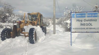 Bursa’nın bu köyleri beyaza büründü!