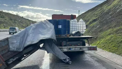 Kuzey Marmara Otoyolu’nda kimyasal madde paniği