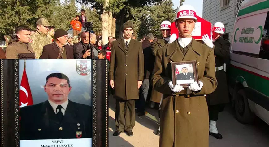 Beyin kanamasından hayatını kaybeden uzman çavuşa acı veda