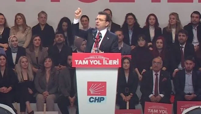 CHP’nin İBB adayı Ekrem İmamoğlu seçim kampanyasına başladı