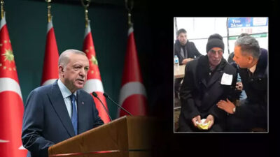 Cumhurbaşkanı Erdoğan, şehit babası ile görüştü