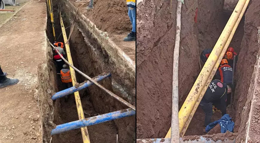 Yer: Doğubayazıt! İşçiler göçük altında kaldı: 1 ölü