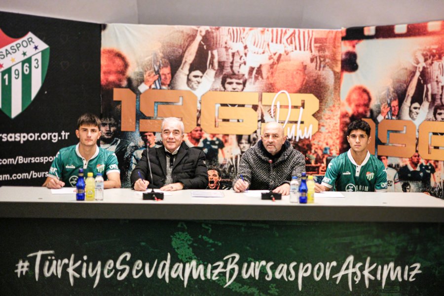 Bursaspor’dan 2 profesyonel imza daha!