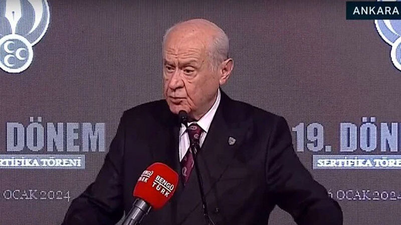 MHP lideri Bahçeli, Riyad'daki Süper Kupa krizine değindi. Süreci yönetememekle
