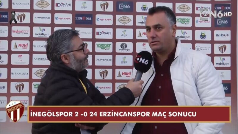 İnegölspor’un rakibinin hocasından skandal sözler! 24 Erzincanspor Teknik Direktörü Bülent Akan, İnegölspor maçının hakemi hakemi