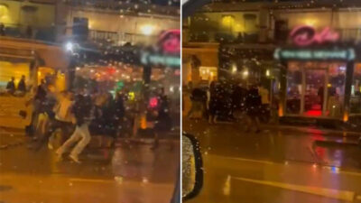 Bursa’da birbirlerine girdiler!