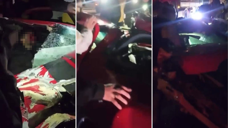 Bursa’da korkunç kaza! Hurdaya dönen araçta can pazarı