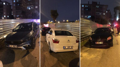 Bursa’da yağış nedeniyle yolda çökme