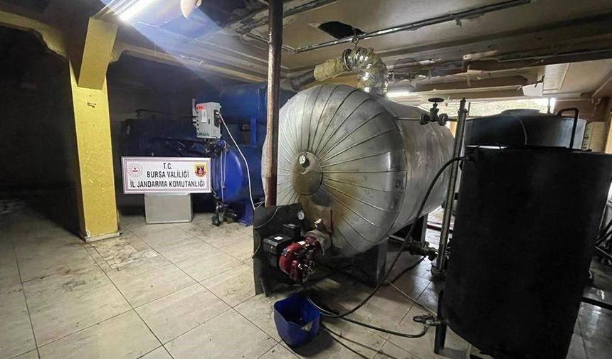 Bursa’da kaçak akaryakıt operasyonu! 5 bin litre…