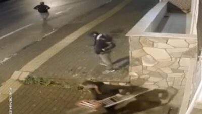 Bursa’da mazgal hırsızlığı kamerada