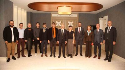 Nilüfer Belediye Başkanı Turgay Erdem’i ziyaret eden Fransa Kültür Ateşesi