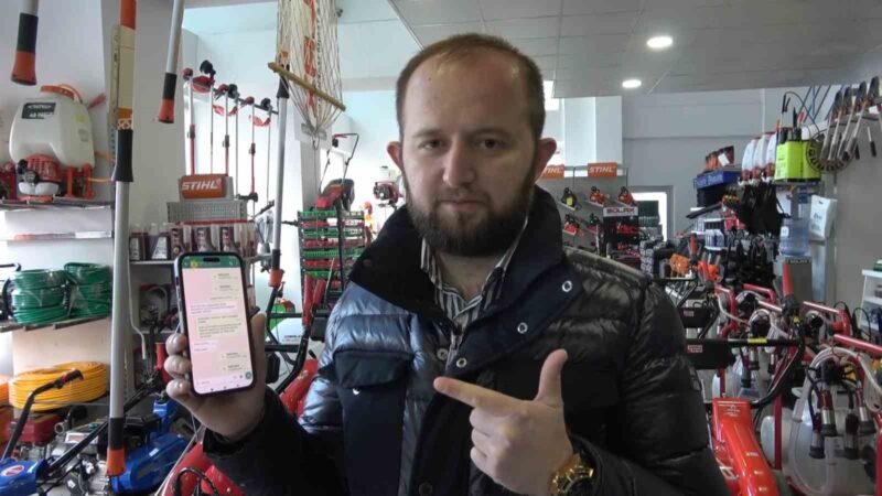 Bursa’da dolandırıcılar, tarım aletleri satan bir firmanın görsellerini ve logosunu