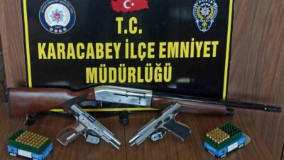Bursa’da sosyal medyada ateş ettiği görülen 2 kişi gözaltına alındı
