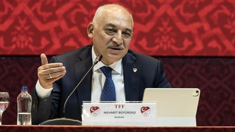 Türkiye Futbol Federasyonu Başkanı Mehmet Büyükekşi yeni yıl dolayısıyla mesaj