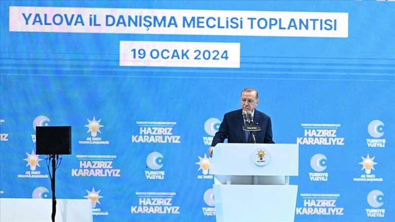 Cumhurbaşkanı Recep Tayyip Erdoğan, yerel seçimlere ilişkin mesajlar vererek "Cumhur