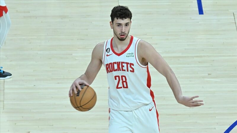 Houston Rockets forması giyen milli oyuncu Alperen Şengün, Amerikan Basketbol