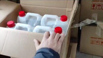 Bakan Yerlikaya duyurdu! 1 ton 56 litre etil alkol ele geçirildi