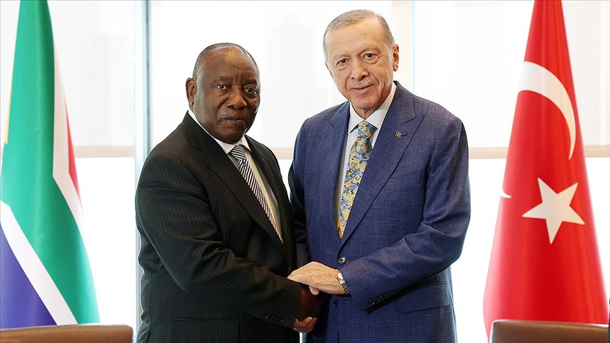 Cumhurbaşkanı Erdoğan, Güney Afrika Cumhurbaşkanı ile görüştü