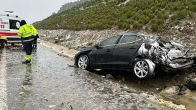 7 aracın karıştığı zincirleme kaza! 1 kişi hayatını kaybetti