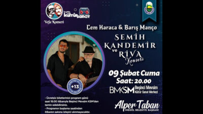 İnegöl Belediyesi, rock müziğin efsaneleri Cem Karaca ve Barış Manço