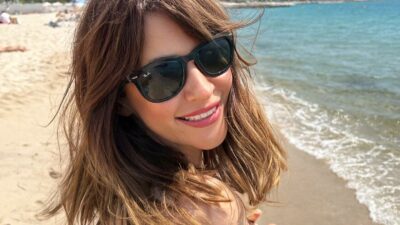 Yatak odası paylaşımı yaktı geçti! Kirazlı sütyeni ile…