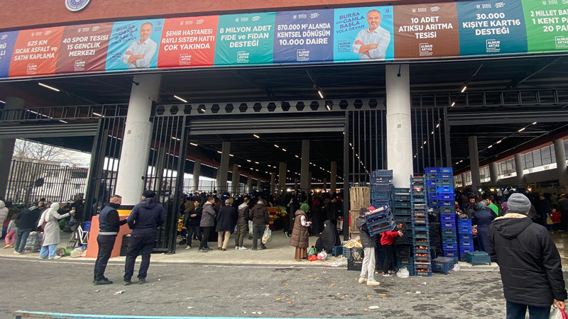 Bursa’nın yeni pazaryeri! İlk pazar kuruldu